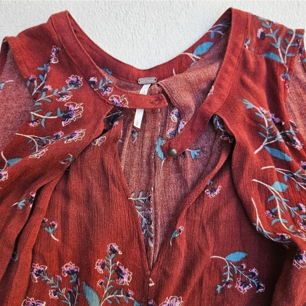 Free People Swing Tree Tunic Tank Top Size Small
